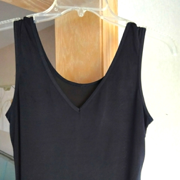 Full Slip Reversible 2-Way Tank Slip Black Sz S Excellent Condition - Picture 3 of 10